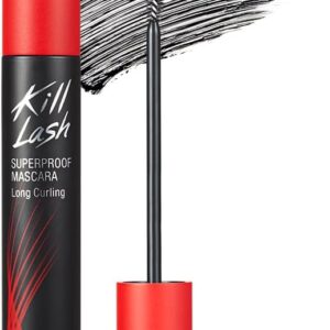 Clio Kill Lash Superproof Mascara - Long Curling for Longer Lashes - Long-Lasting, Waterproof, Smudgeproof