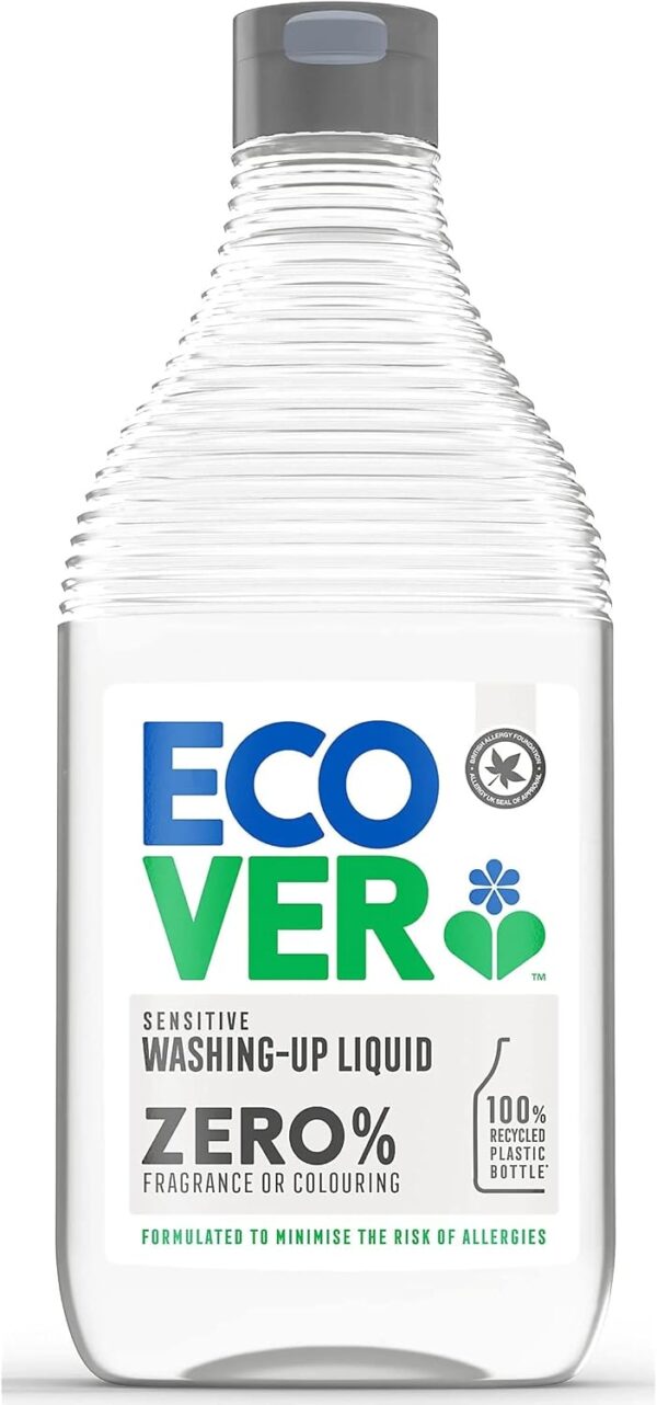 Ecover | Washing Up Liquid Zero | 2 X 450Ml
