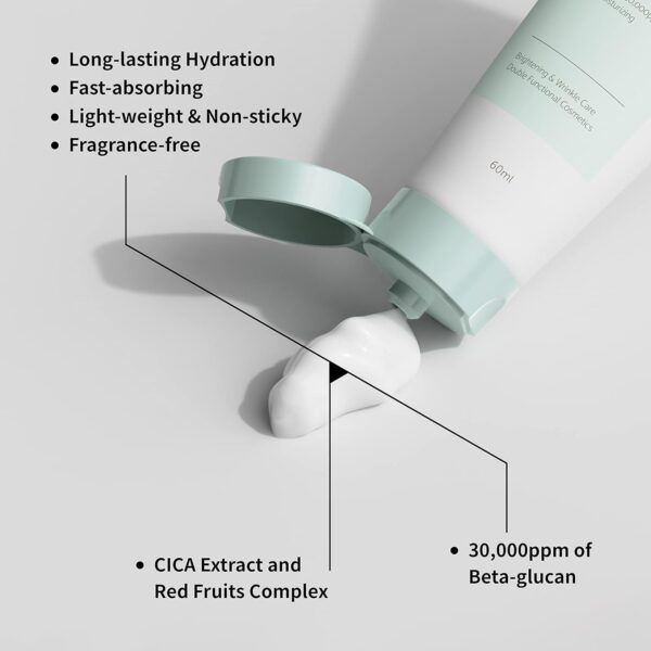 IUNIK Beta-Glucan Daily Moisturizer Cream (60 ml) - Image 4
