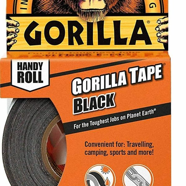 Gorilla Handy Roll Gorilla Tape Black 9m x 25mm