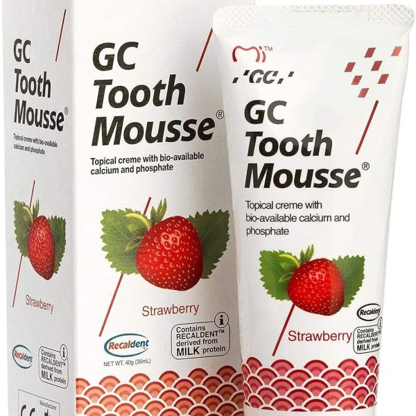 GC Tooth Mousse Toothpaste 35ml Strawberry, Pack of 2 (2X 35ml)
